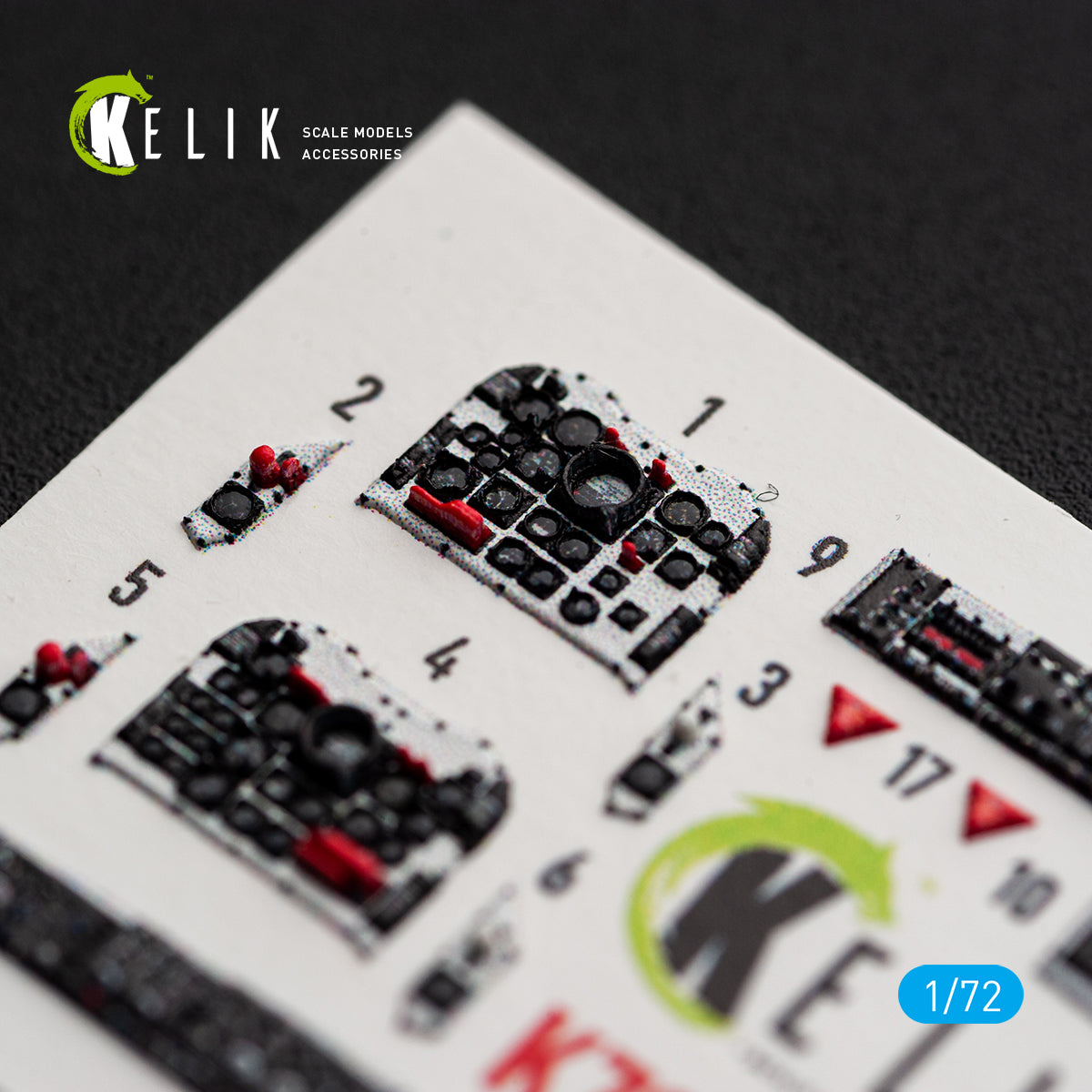 KELIK K72236 T-2C BUCKEYE - interior 3D decals for Wolfpack kit 1/72 – image 3