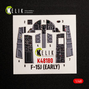 KELIK K48180 F-151 (Early) - interior 3D decals for Hasegawa kit 1/48 – imagen 8
