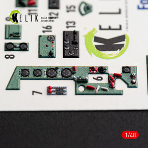 KELIK K48188 A6M5a - interior 3D decals for Fine Molds kit 1/48 – obrázek 4