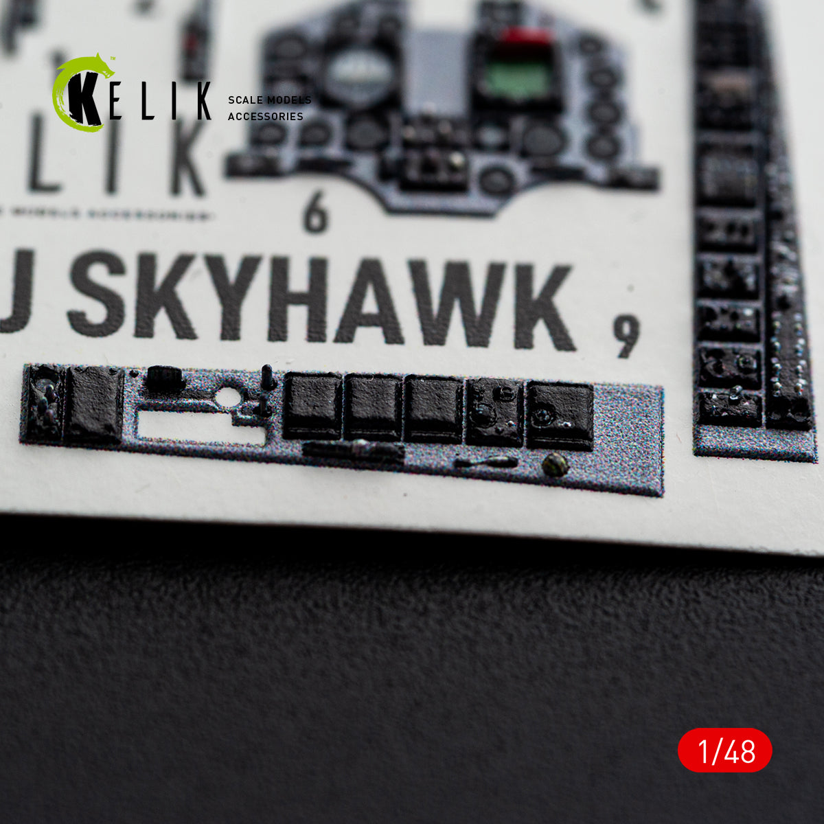 KELIK K48171 TA-4J SKYHAWK - interior 3D decals for Hasegawa kit 1/48 – zdjęcie 5