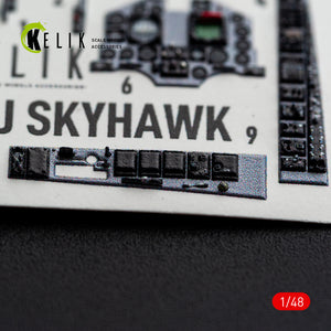 KELIK K48171 TA-4J SKYHAWK - interior 3D decals for Hasegawa kit 1/48 – zdjęcie 5