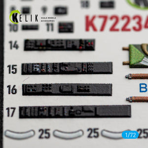 KELIK K72234 Mirage-20000 - interior 3D decals for DreamModel kit 1/72 – immagine 5