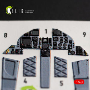 KELIK K48176 F-15C (Late) - interior 3D decals for Hasegawa kit 1/48 – imagen 8