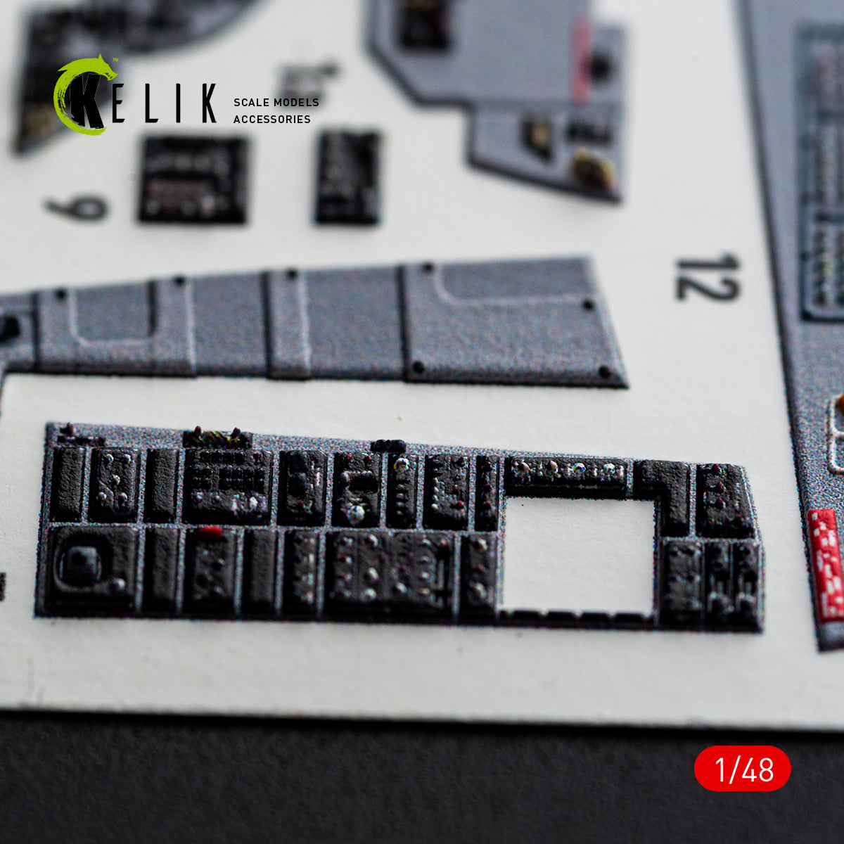 KELIK K48182 F-15D1 Eagle - interior 3D decals for Hasegawa kit (1/48) – image 6