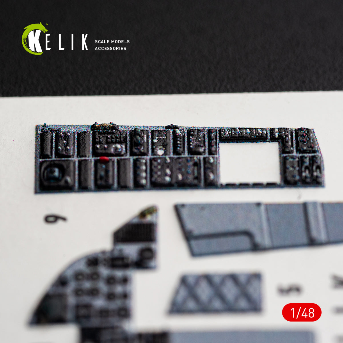 KELIK K48176 F-15C (Late) - interior 3D decals for Hasegawa kit 1/48 – imagen 9