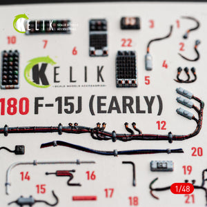 KELIK K48180 F-151 (Early) - interior 3D decals for Hasegawa kit 1/48 – imagen 10