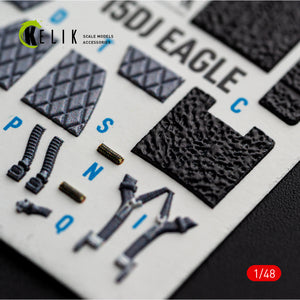 KELIK K48182 F-15D1 Eagle - interior 3D decals for Hasegawa kit (1/48) – image 7