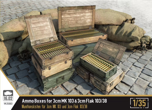 16.02 VK35003 Ammo Boxes for the 3cm MK 103 &amp;amp; 3cm Flak 103/38 1/35