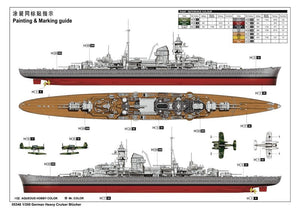 Trumpeter 05346 German Heavy Cruiser Blucher 1/350 – image 2