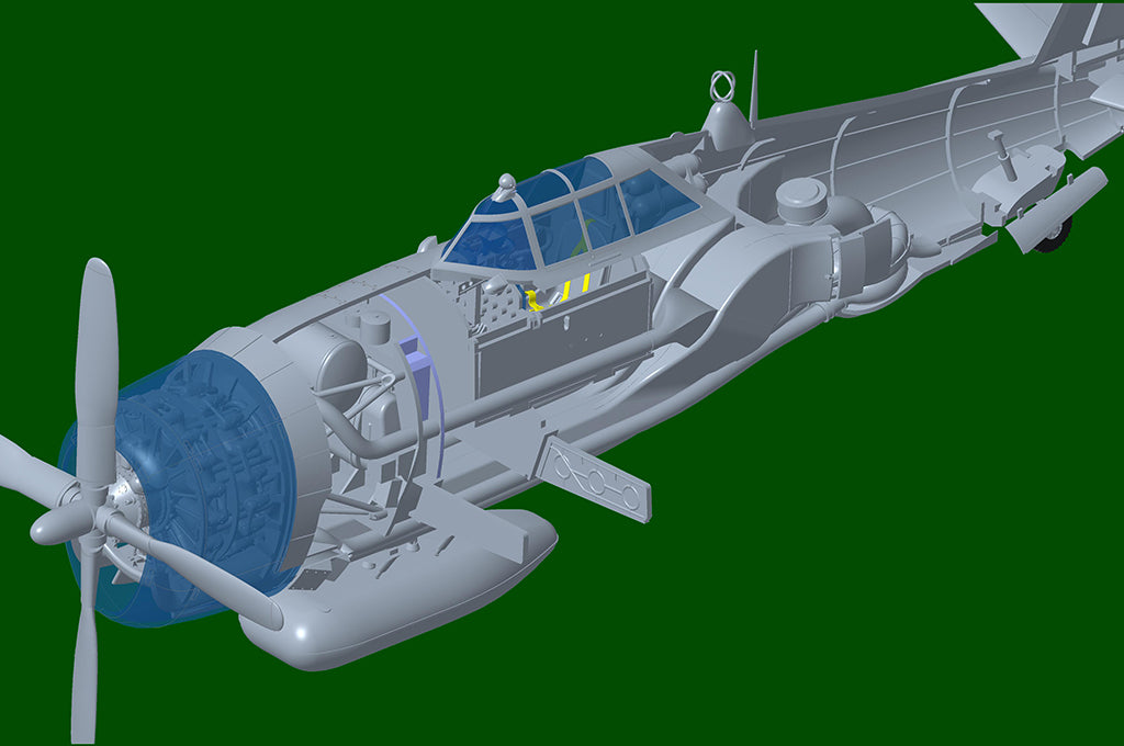 Trumpeter 02427 Republic P-47 D Thunderbolt Razorback 1/24 – zdjęcie 9