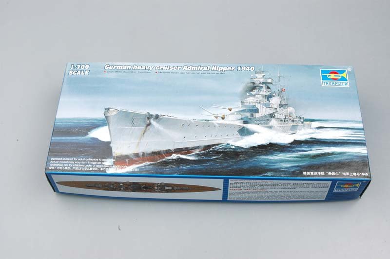 Trumpeter 05775 German Cruiser Admiral Hipper (1940) 1/700 – Bild 2
