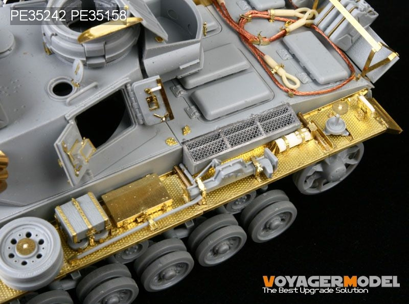Voyager Model PE35242 WWII German Pz.Kpfw.III Ausf.N sPz.Abt 501 Afrika For DRAGON 6431 1/35 – zdjęcie 9