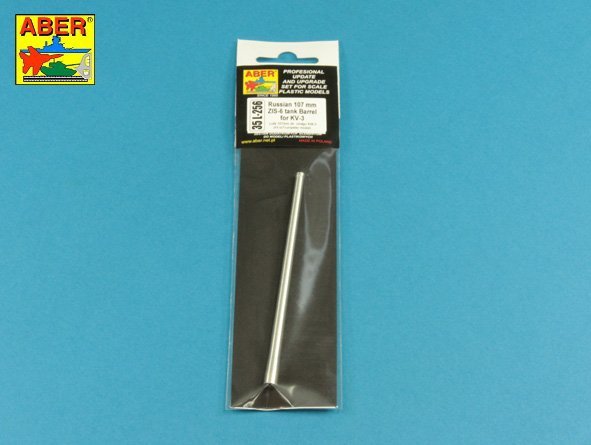Aber 35L-256 Barrel 107mm ZIS-6 for KW-3 1/35 – image 7