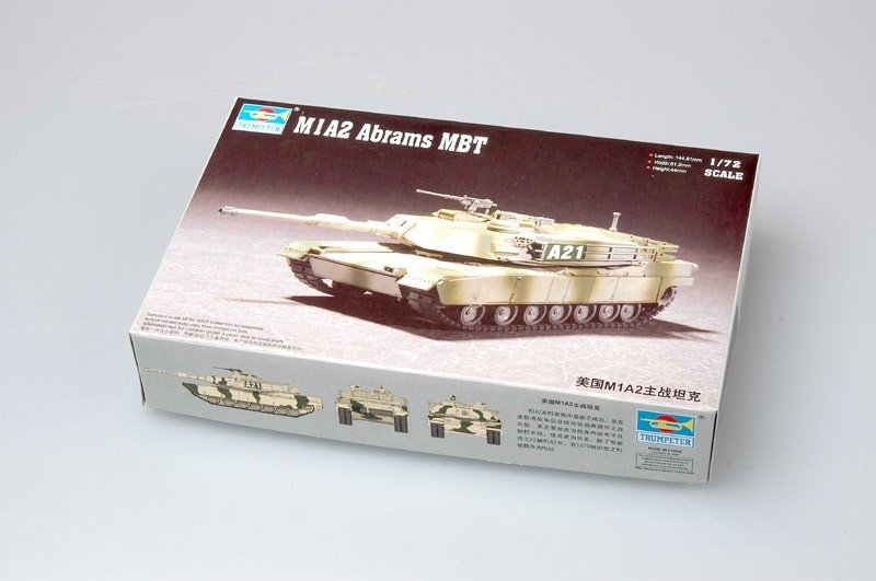Trumpeter 07279 M1A2 Abrams MBT 1/72 – zdjęcie 2