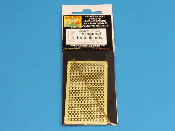 Aber R-40 Hexagonal bolts and nuts 1.5mm useful for (1/16) – Bild 4