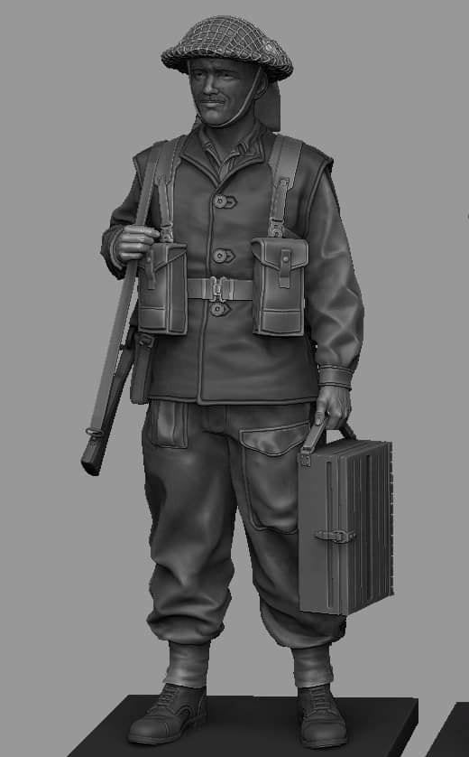 Panzer Art FI35-200 British Bren team No2 1/35 – Bild 4