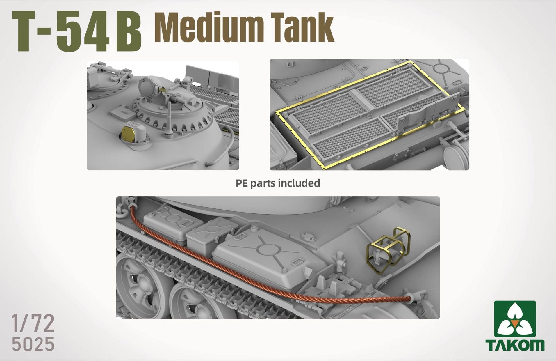 Takom 5025 T-54 B Medium Tank 1/72 – obrázek 3
