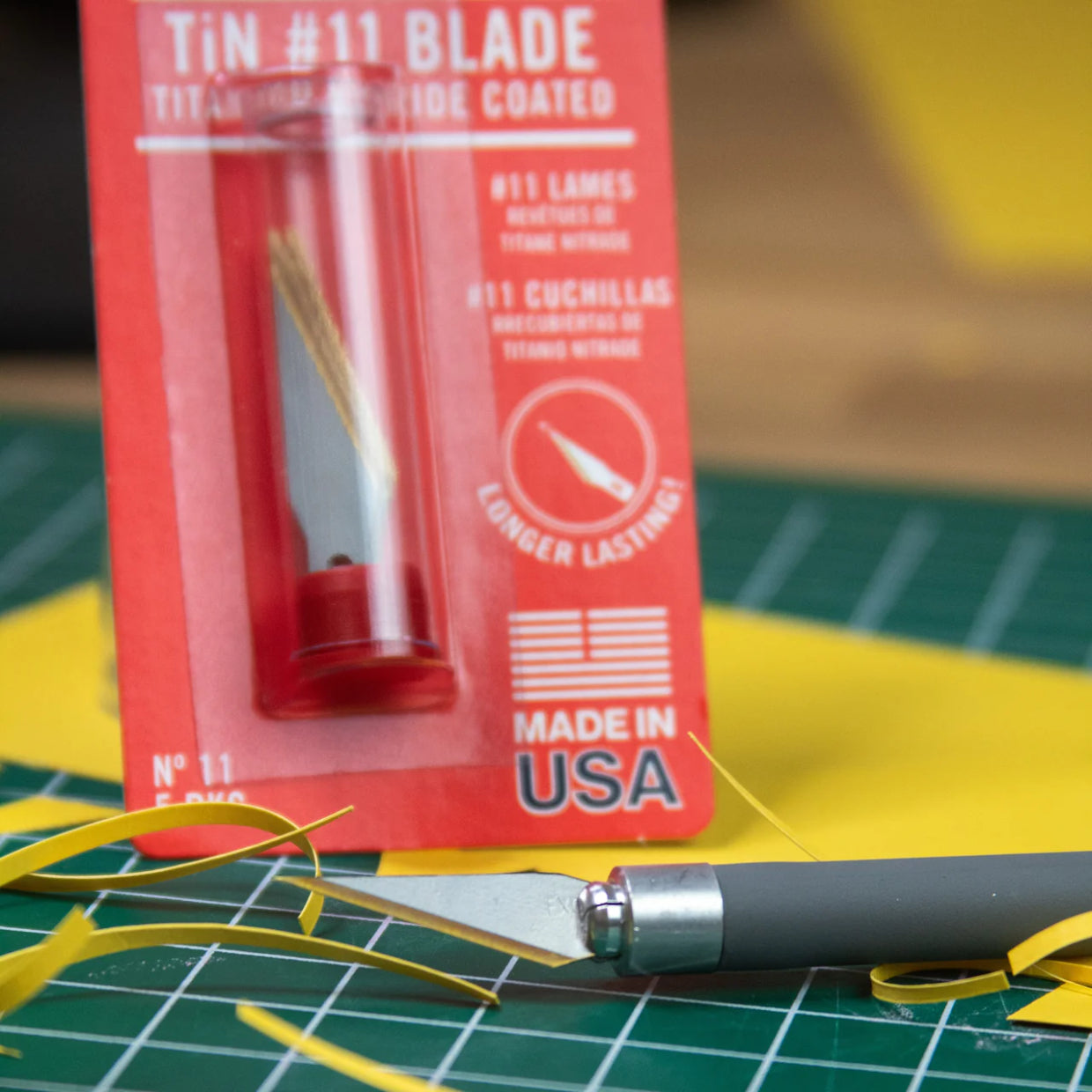 Excel Hobby Tools 20411 No.11 Blade Tin-Titanium Nitride Coated (5 pcs) – image 4