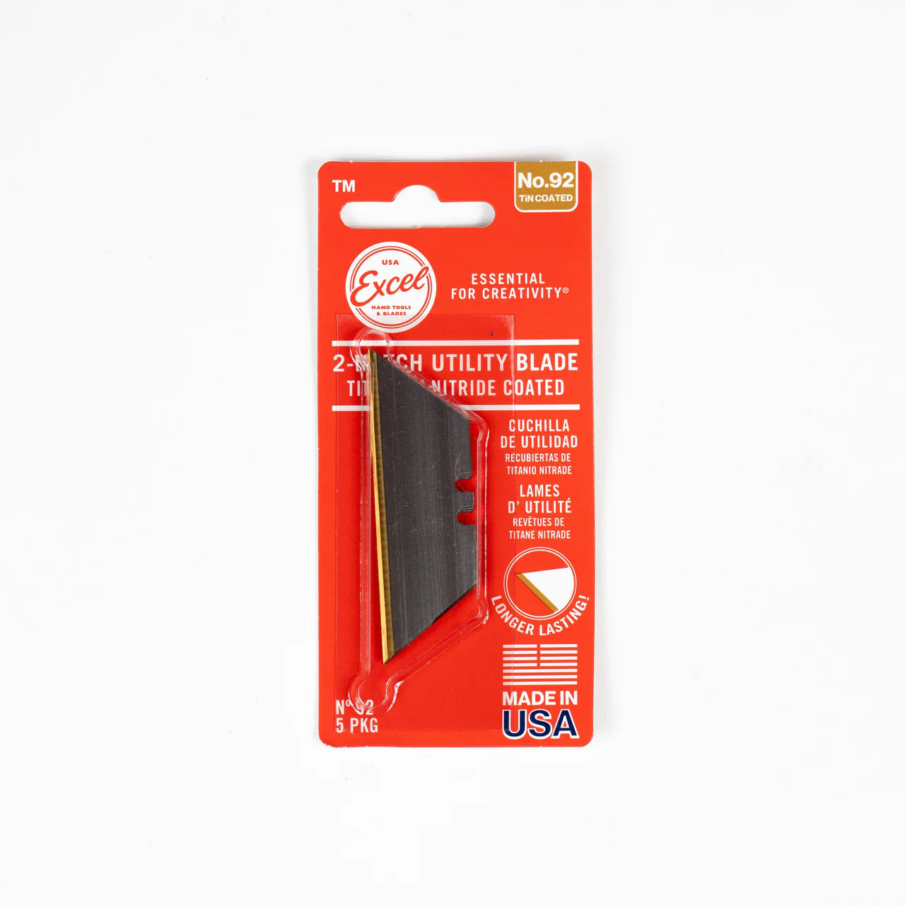 Excel Hobby Tools 20492 No.92 Two Notch Titanium Nitride Coated Utility Blade (5 pcs) – obrázek 7