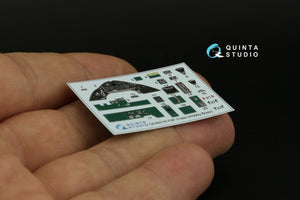 Quinta Studio QD48318 F4F-3 late 3D-Printed &amp;amp; colored Interior on decal paper (Hobby Boss) 1/48 – Bild 6