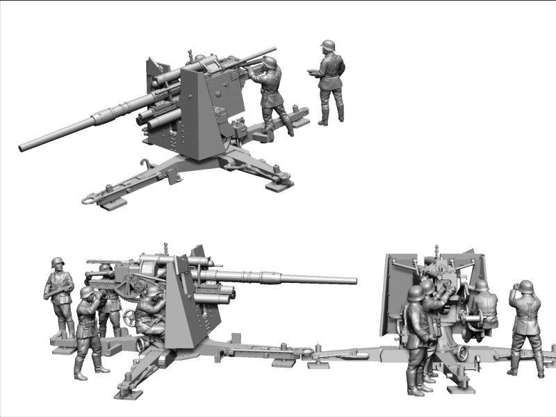 Zvezda 6158 German Heavy Anti-Aicraft Gun FLAK 36/37 (8.8cm) Art of Tactic 1/72 – Bild 4