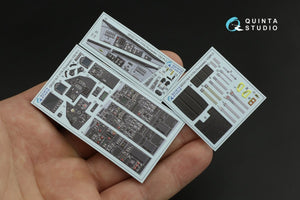 Quinta Studio QD32118 F-117A 3D-Printed &amp;amp; colored Interior on decal paper (Trumpeter) 1/32 – image 9
