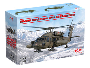 ICM 48368 Sikorsky UH-60A Black Hawk with ESSS and Skis 1/48 – image 2