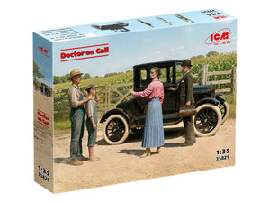 ICM 35829 Doctor on Call - Ford Model T and 4 Figures 1/35 – obrázek 2