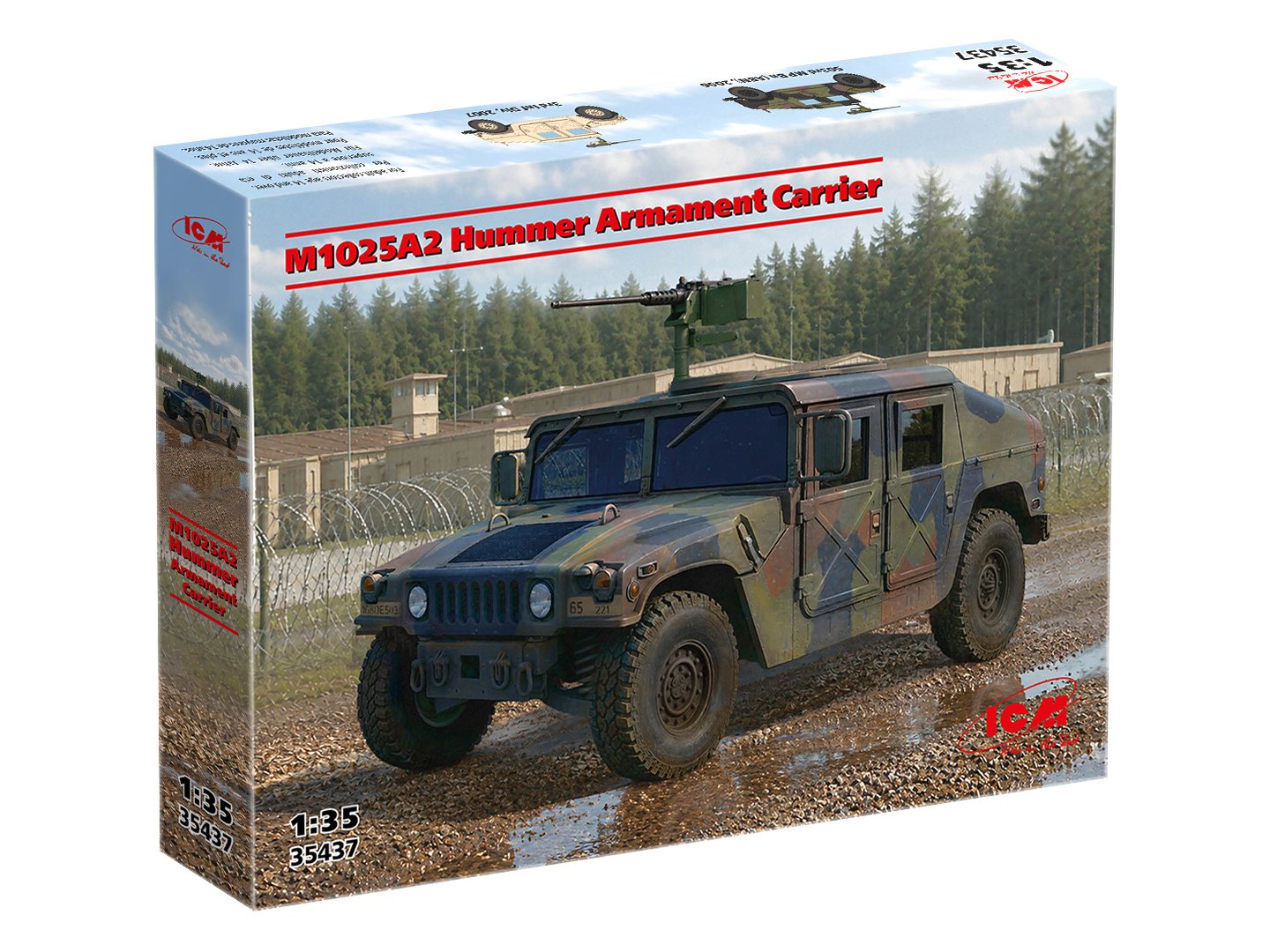 ICM 35437 M1025A2 Hummer Armament Carrier 1/35 – obrázek 2
