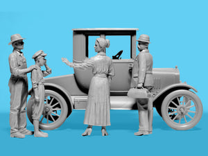ICM 35829 Doctor on Call - Ford Model T and 4 Figures 1/35 – obrázek 3