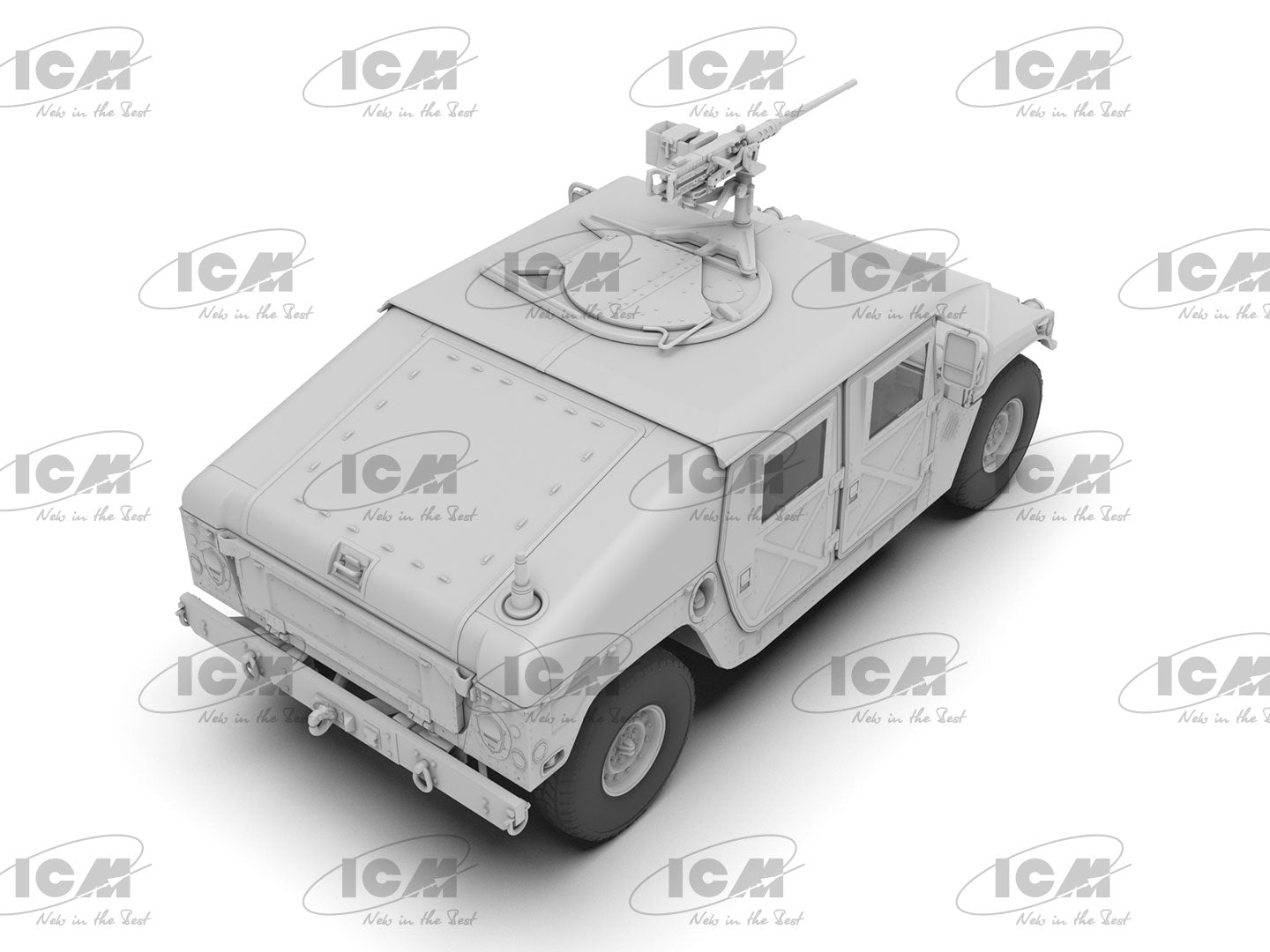 ICM 35437 M1025A2 Hummer Armament Carrier 1/35 – obrázek 7