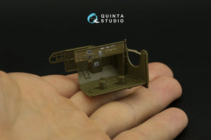 Quinta Studio QD48029 GMC CCKW 353 (open cab) 3D-Printed &amp;amp; colored Interior on decal paper (Tamiya) 1/48 – image 8