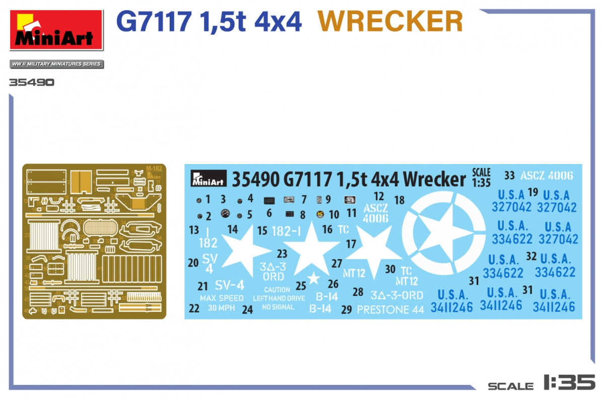 MiniArt 35490 G7117 1.5t 4x4 Wrecker 1/35 – image 9
