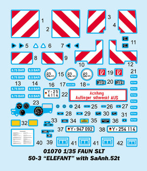 Trumpeter 01070 Faun SLT 50-3 Elefant with SaAnh.52t 1/35 – obrázek 24