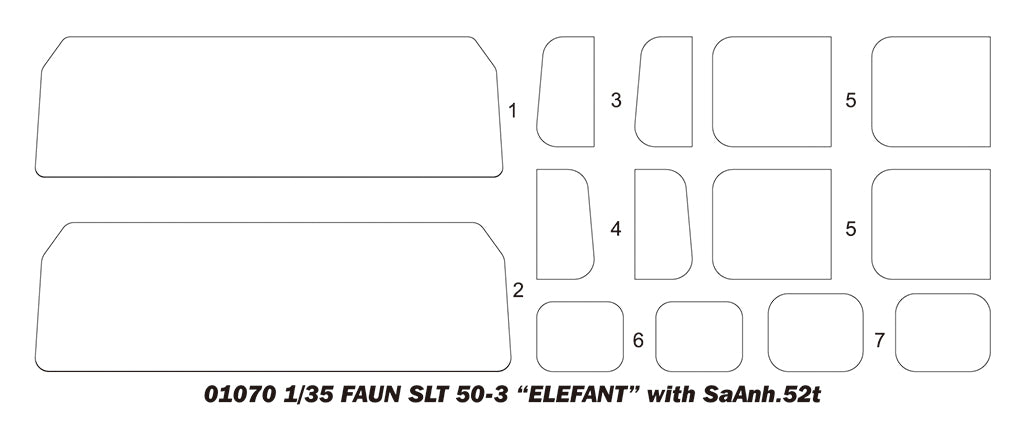 Trumpeter 01070 Faun SLT 50-3 Elefant with SaAnh.52t 1/35 – obrázek 30
