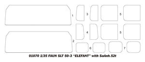 Trumpeter 01070 Faun SLT 50-3 Elefant with SaAnh.52t 1/35 – obrázek 30