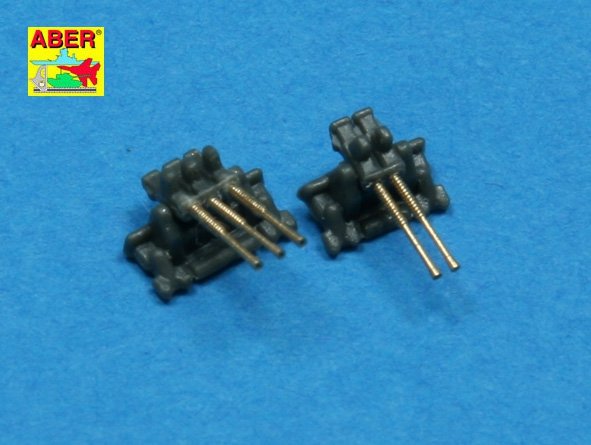 Aber 350L-23 Set of 20 pcs 25 mm type 96 A/A barrels for Japan ships 1/350 – imagen 5