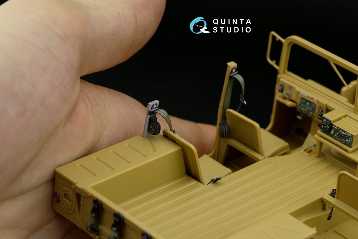 Quinta Studio QR35003 HUMVEE family belts, 3D-Printed &amp;amp; colored on decal paper (all kits) 1/35 – immagine 5