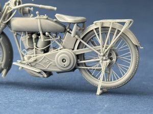 Copper State Models B32011 US Model J Military Motorcycle 1916-1918 1/32
