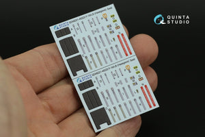 Quinta Studio QD48221 F-16B 3D-Printed &amp;amp; colored Interior on decal paper (Hasegawa) 1/48 – immagine 7