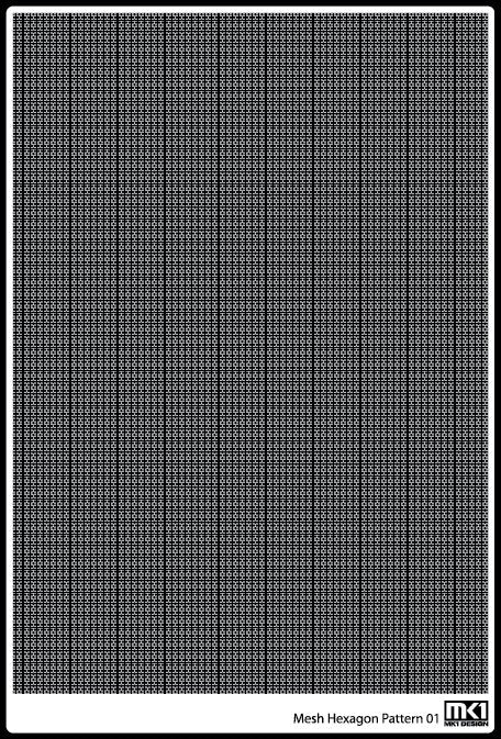 KA Models KA-00005 HEXAGON PATTERN MESH A 0.43mm X 0.37mm – image 5