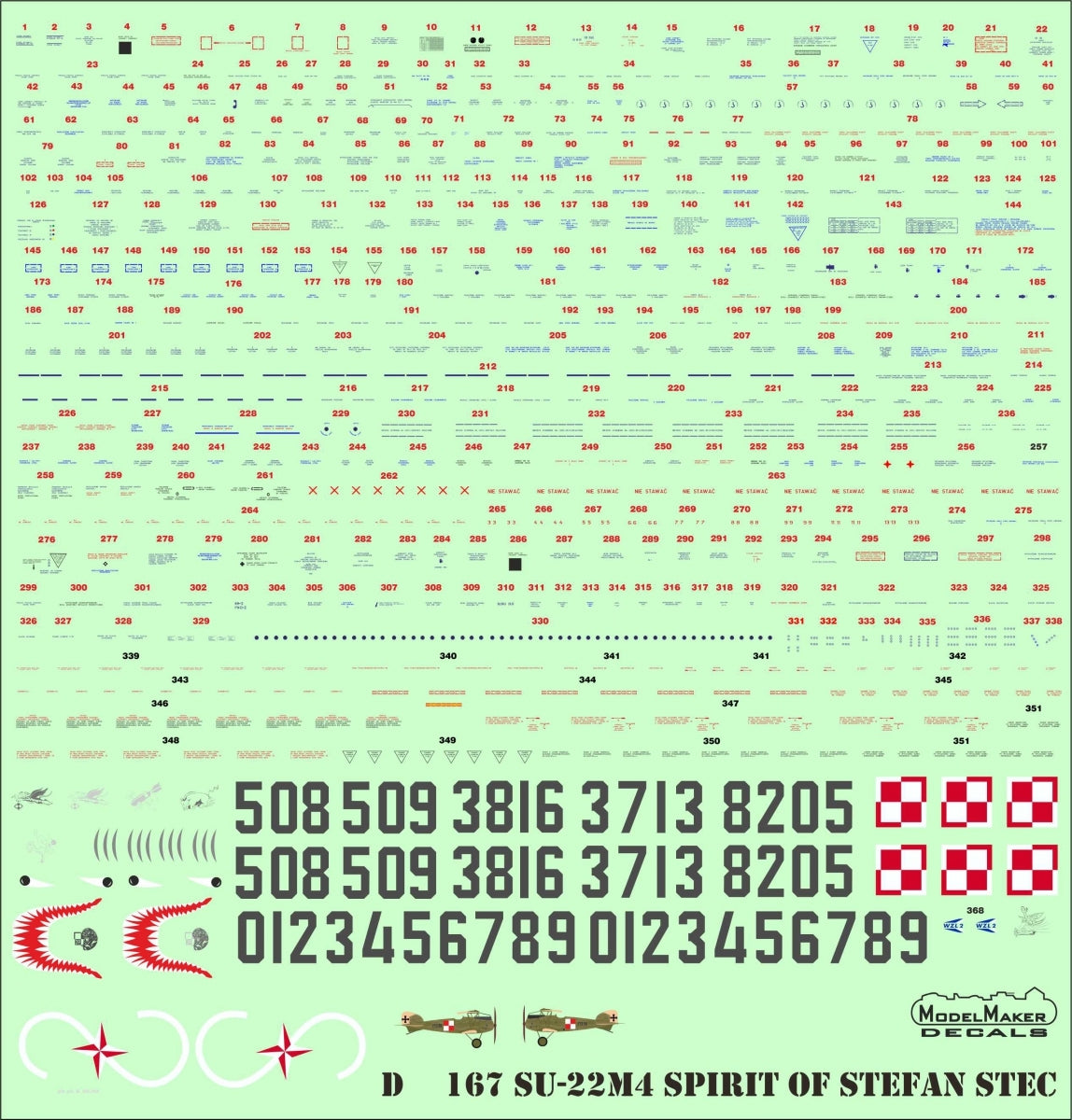 ModelMaker Decals D48167 Su-22M4 Spirit of Stefan Stec 1/48 – zdjęcie 2