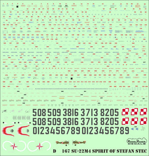 ModelMaker Decals D48167 Su-22M4 Spirit of Stefan Stec 1/48 – zdjęcie 2