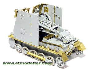 ET Model E35-007 WWII German Pz.Kpfw.I Ausf.B 15cm &amp;quot;BISON&amp;quot; (For DRAGON 6259) (1/35) – obrázek 8