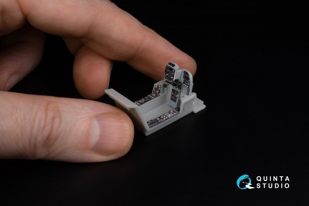 Quinta Studio QDS-48305 AV-8B Early 3D-Printed &amp;amp; colored Interior on decal paper (Hasegawa) (Small version) 1/48 – obrázek 7