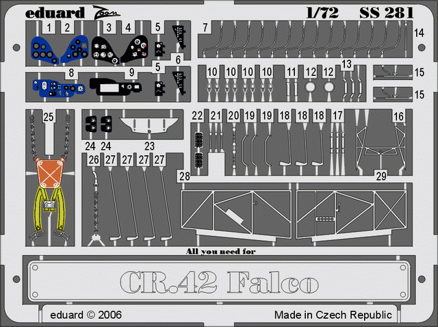 Eduard SS281 CR 42 Falco 1/72 ITALERI