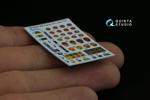 Quinta Studio QD35037 M35 Family 3D-Printed &amp;amp; colored Interior on decal paper (AFV club) 1/35 – immagine 8
