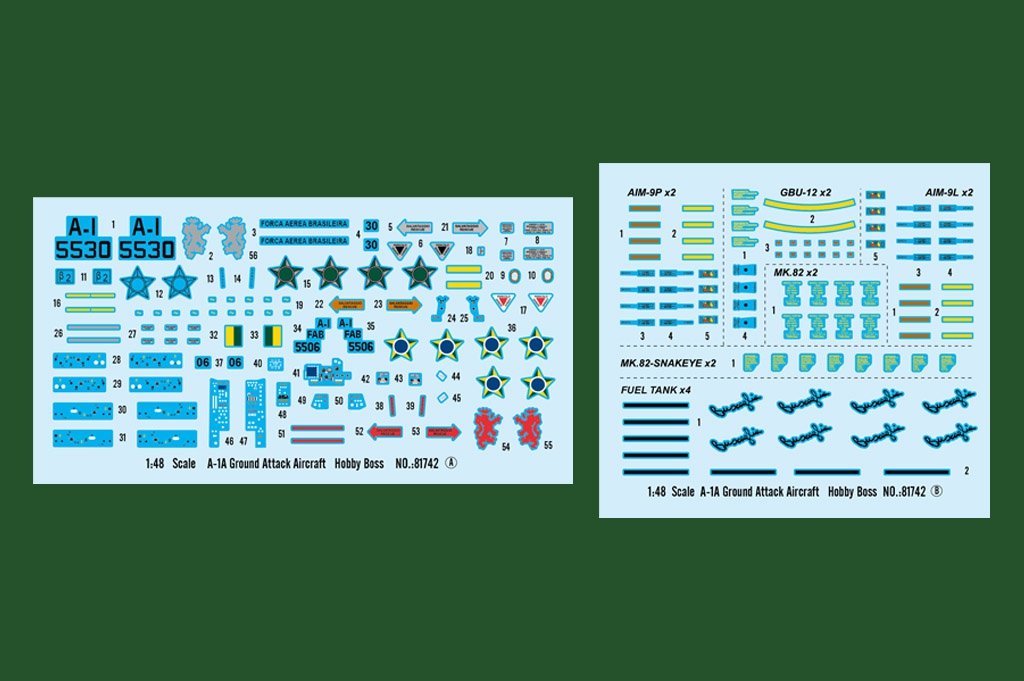 Hobby Boss 81742 A-1A Ground Attack Aircraft 1/48 – zdjęcie 3
