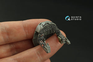 Quinta Studio QD48367 F4U-1A 3D-Printed &amp;amp; colored Interior on decal paper (Magic Factory) 1/48 – Bild 7