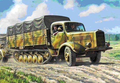 Zvezda 3603 German half-truck Maultier 4.5t Truck (1/35)